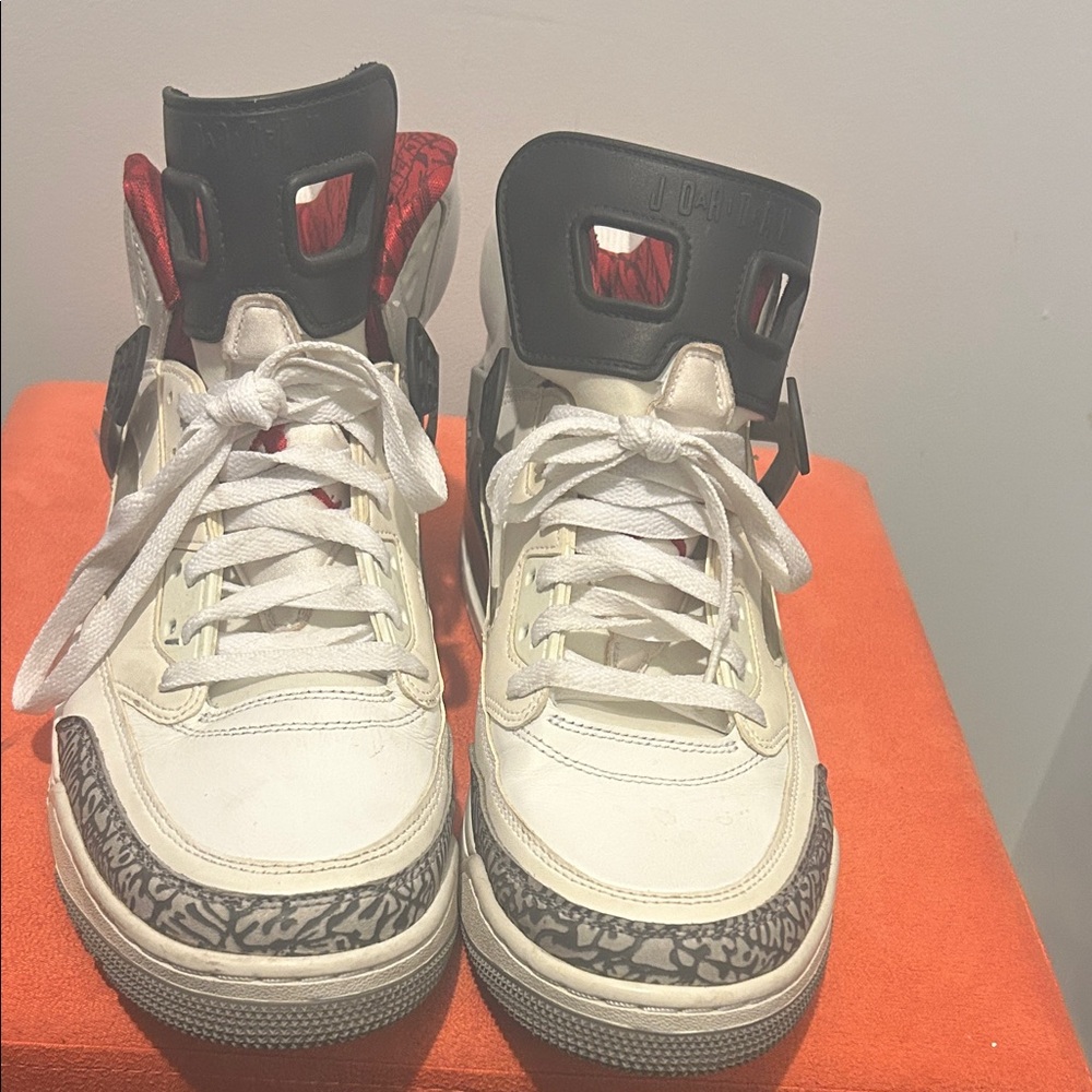 Jordan Spizike White Cement Sneakers